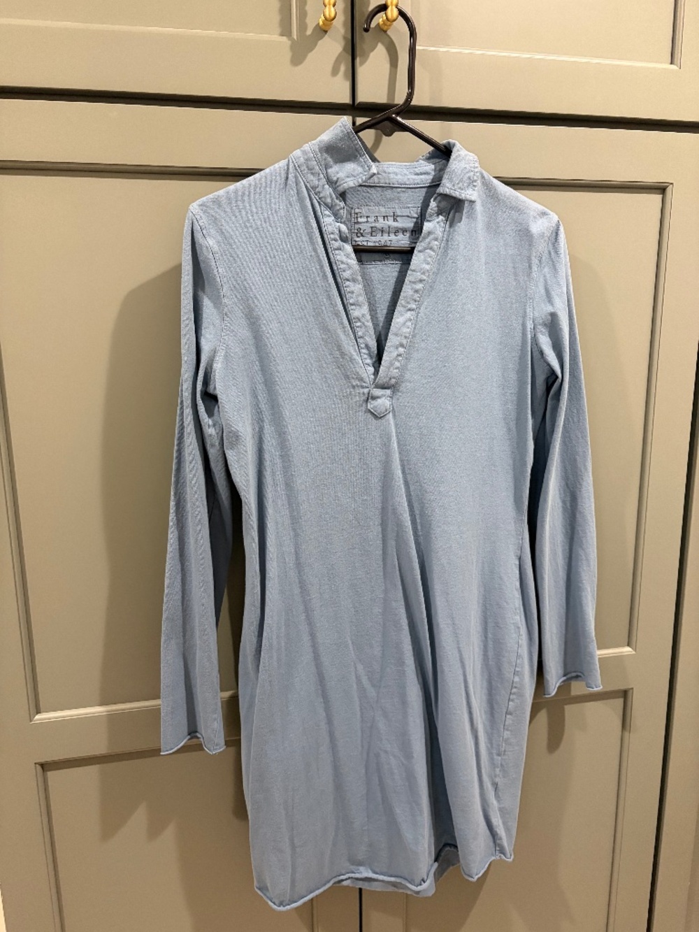 Frank and Eileen popover henley dress, size XS